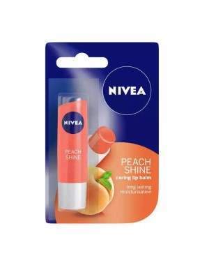 Buy Nivea Peach Shine Caring Lip Balm online United States of America [ USA ] 