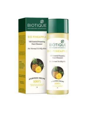 Buy Biotique Bio Pineapple Oil Control Foaming Face Cleanser