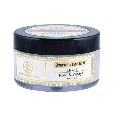 Buy Khadi Natural Face Scrub Rose & Papaya online usa [ USA ] 
