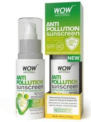 Buy WOW Skin Science Anti Pollution Sunscreen Lotion online United States of America [ USA ] 