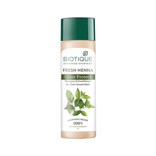 Buy Biotique Fresh Henna Colour Protect Shampoo & Conditioner