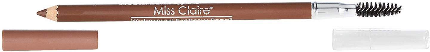 Buy Miss Claire Waterproof Eyebrow Pencil/Mascara Brush, Light Brown online United States of America [ USA ] 