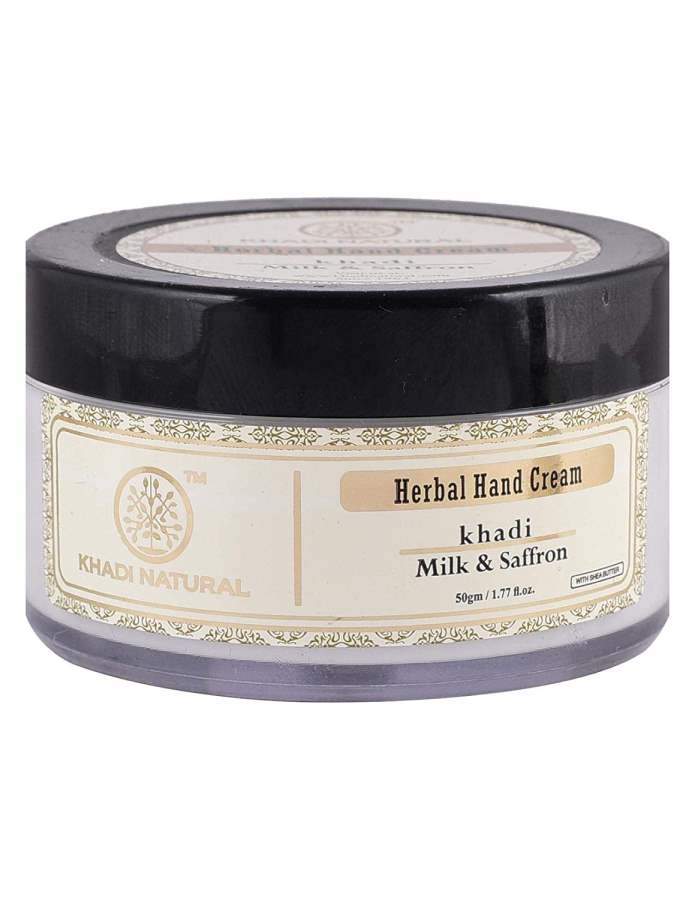 Buy Khadi Natural Milk & Saffron Herbal Hand Cream with Shea butter