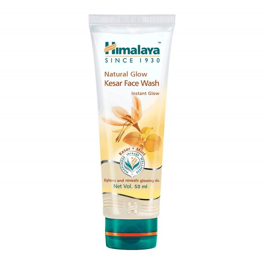Buy Himalaya Natural Glow Kesar Face Wash - 50 ml online United States of America [ USA ] 