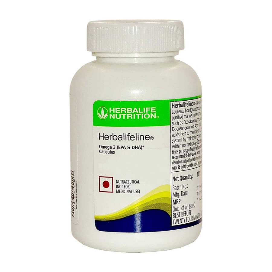 Buy Herbalife Herbalifeline with Omega-3 Fatty Acids, EPA & DHA Capsules online United States of America [ USA ] 