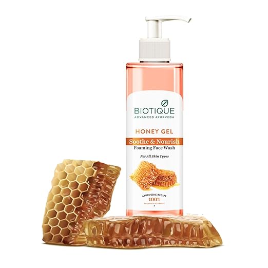 Buy Biotique Honey Gel Soothe & Nourish Foaming Face wash online usa [ USA ] 