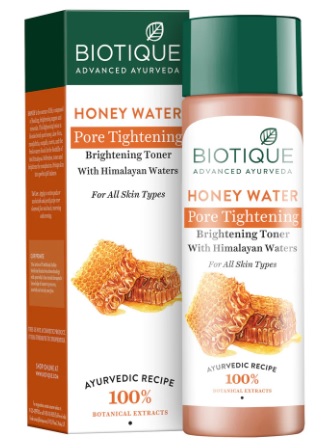 Buy Biotique Honey Water Pore Tightening Brightening Toner