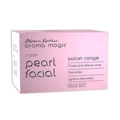 Buy Aroma Magic 7 Step Pearl Facial Kit Salon Range (Oily and Acne Prone Skin) online usa [ USA ] 