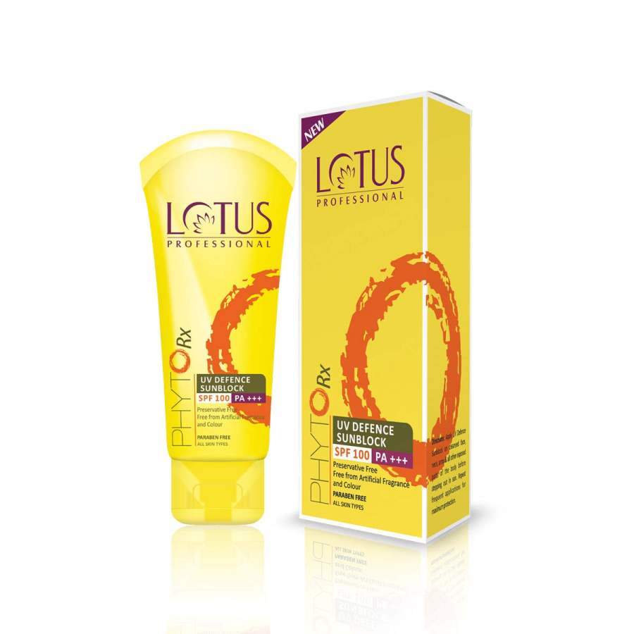 Buy Lotus Herbals Uv Defence Sunblock Spf 100