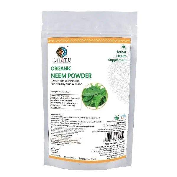 Buy Dhatu Organics Neem Leaf Powder