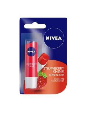 Buy Nivea Strawberry Shine Long Lasting Moisturisation Caring Lip Balm online usa [ USA ] 