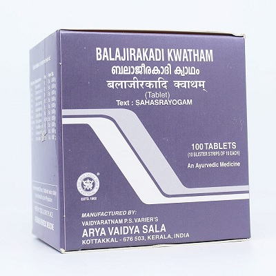 Buy Kottakkal Ayurveda Balajirakadi Kawatham Tablets online usa [ US ] 