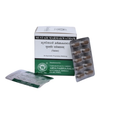 Buy Kottakkal Ayurveda Mustadi Marma Kwatham Tablet online usa [ US ] 