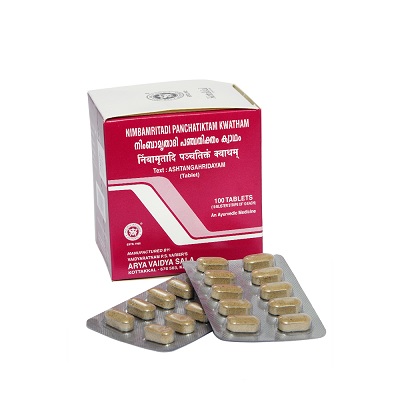 Buy Kottakkal Ayurveda Nimbamritadi Panchatiktam Kwatham Tablets online usa [ USA ] 