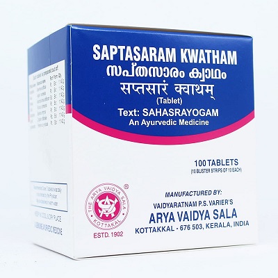 Buy Kottakkal Ayurveda Saptasaram Kwatham Tablets online usa [ US ] 