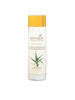 Buy Biotique Bio Vera 75+ SPF UVA/UVB Sunscreen Ultra Soothing Body Lotion online United States of America [ USA ] 