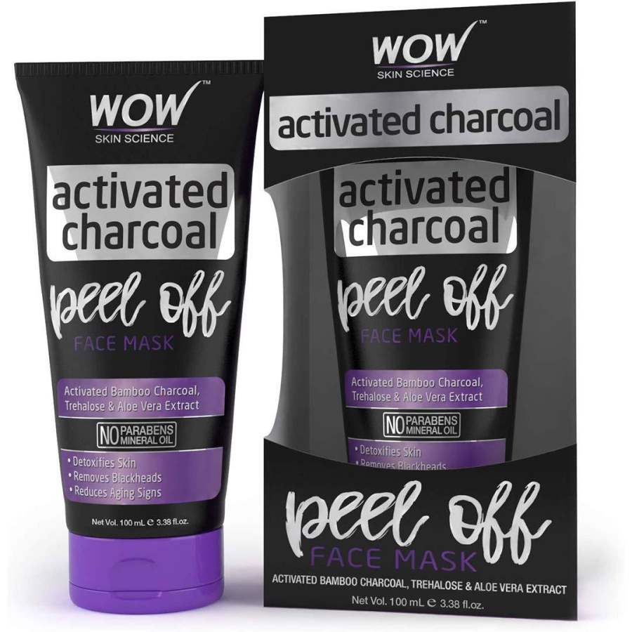 Buy WOW Skin Science Activated Charcoal Face Mask Peel Off online usa [ USA ] 