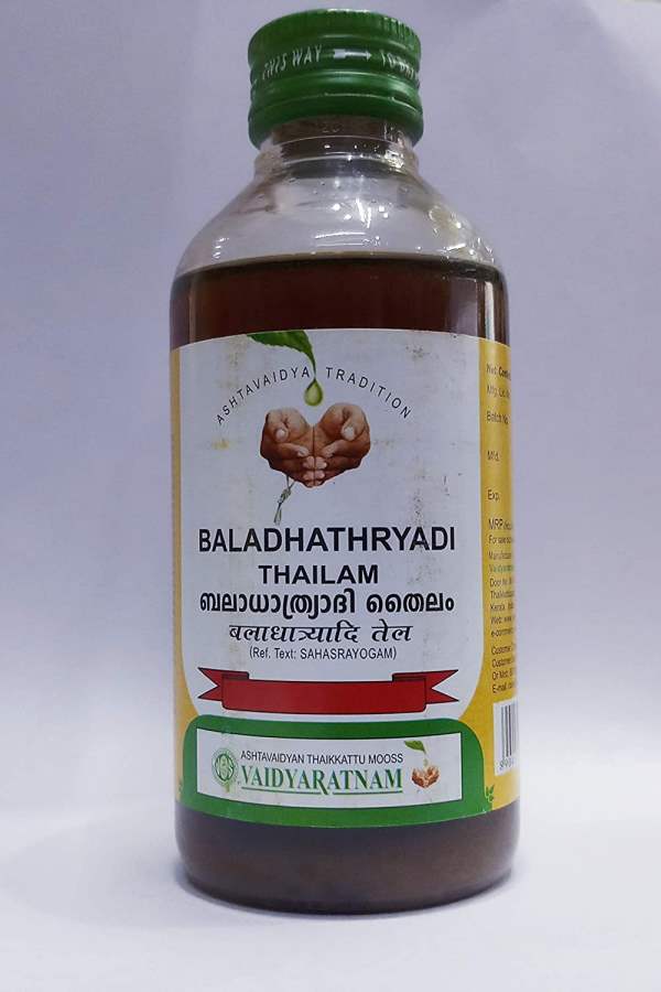 Buy Vaidyaratnam Baladhathryadi Thailam