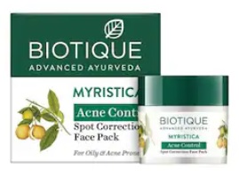 Buy Biotique Myristica Anti Acne Face Pack