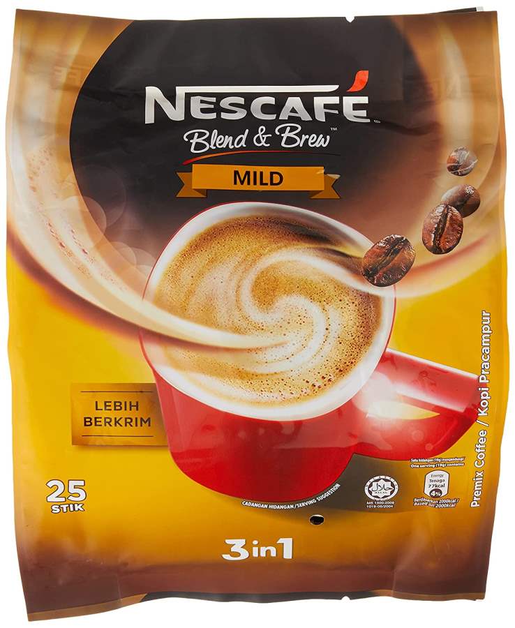 Buy Nescafe Blend Brew, 3-in-1, Mild, Coffee