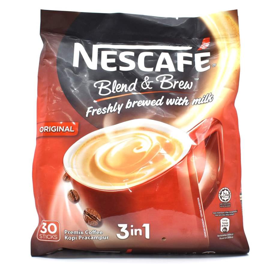Buy Nestle 3-in-1 Blend and Brew Premix Coffee, 30 Sticks online United States of America [ USA ] 
