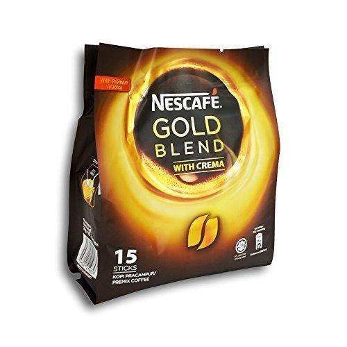Buy Nescafe Gold Blend with Crema (15 Stick) Pouch online usa [ USA ] 