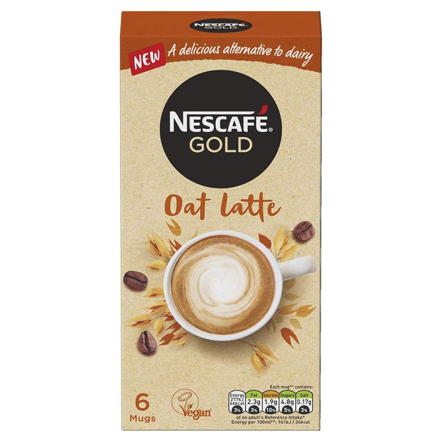 Buy Nescafe Gold Oat Latte Coffee Box ( 6 X 16g ) online usa [ USA ] 