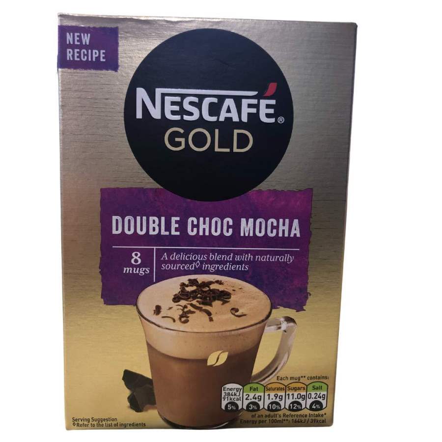 Buy Nescafe Gold Double Choc Mocha Instant Coffee Sachets, (8 x 23g)  online usa [ USA ] 