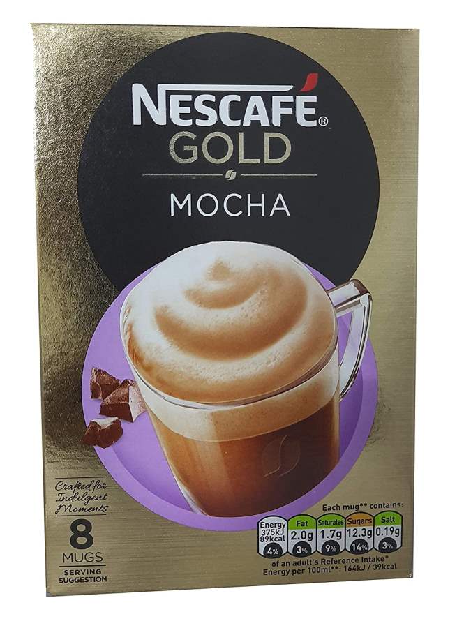 Buy Nescafe Gold Mocha Instant Coffee Sachets (8 x 22g) online usa [ USA ] 