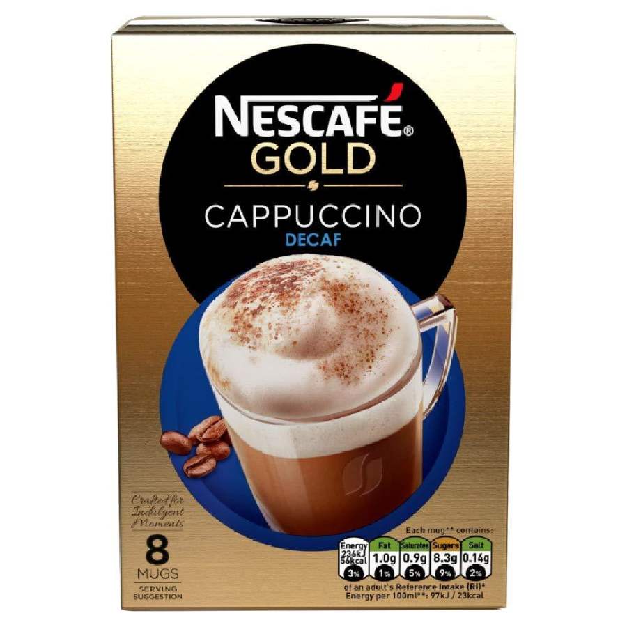 Buy Nescafe Gold Decaffeinated Cappuccino Instant Coffee online usa [ USA ] 