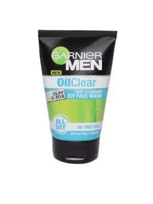 Buy Garnier Men Oil Clear Clay D Tox Deep Cleansing Icy Face Wash online usa [ USA ] 