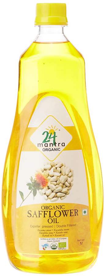 Buy 24 mantra Cold Pressed Safflower Oil online United States of America [ USA ] 