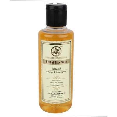 Buy Khadi Natural Orange & Lemongrass Herbal Face Wash (For Dry Skin) online usa [ USA ] 