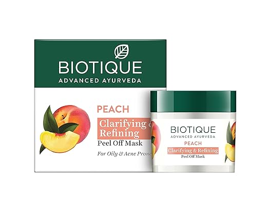 Buy Biotique Peach Clarifying Refining Peel Off Mask