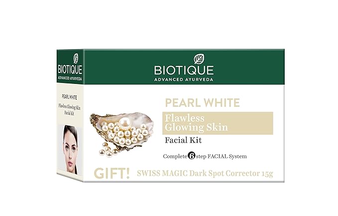 Buy Biotique Pearl White Flawless Glowing Skin Facial Kit