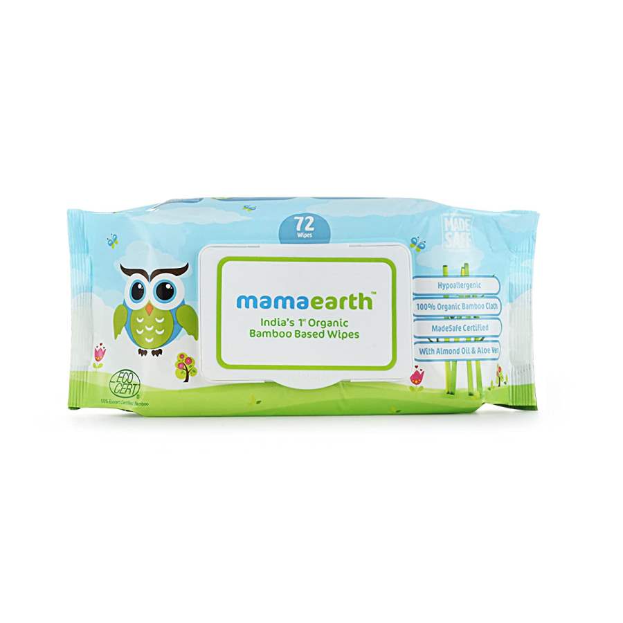 Buy MamaEarth  India's First Organic Bamboo Based Baby Wipes online usa [ USA ] 