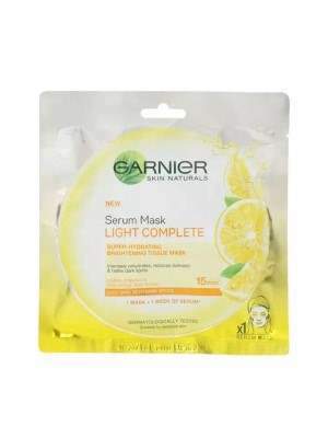 Buy Garnier Skin Naturals Light Complete Face Serum Sheet Mask (Yellow) 32 g online United States of America [ USA ] 