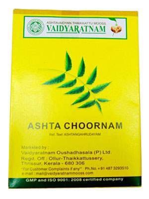 Buy Vaidyaratnam Ashtachoornam online United States of America [ USA ] 