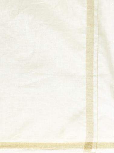 Buy Ramraj  Cotton Pure Linen Double Dhoti Europian Gift