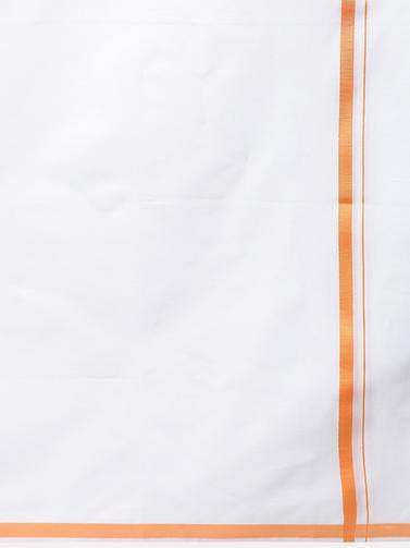 Buy Ramraj Cotton Double Dhoti White with Big Border Citizen online usa [ USA ] 