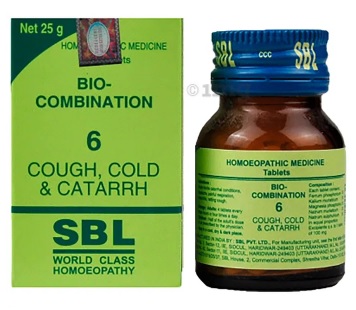 Buy SBL Bio Combination 6 Cough, Cold & Catarrh Tablet online usa [ USA ] 