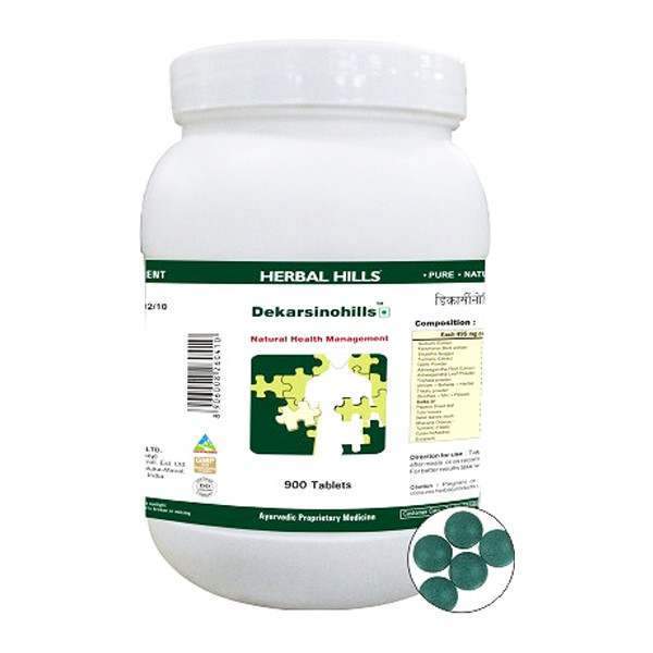 Buy Herbal Hills Dekarsinohills Natural Health Management Tablets