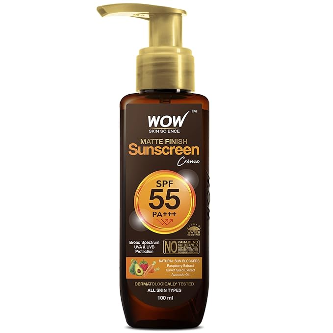 Buy WOW Skin Science Sunscreen Matte Finish - Spf 55 Pa+++ online usa [ USA ] 