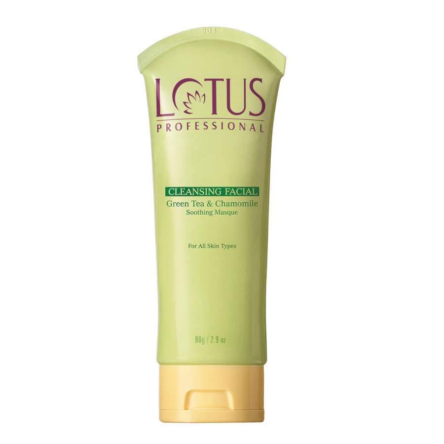 Buy Lotus Herbals Cleansing Facial Green Tea and Chamomile Soothing Masqu online usa [ USA ] 