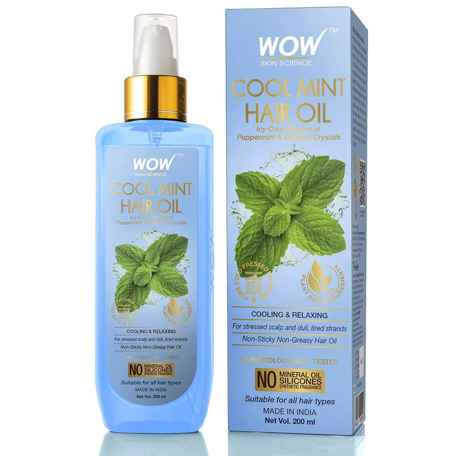 Buy WOW Skin Science Cool Mint Hair Oil online usa [ USA ] 