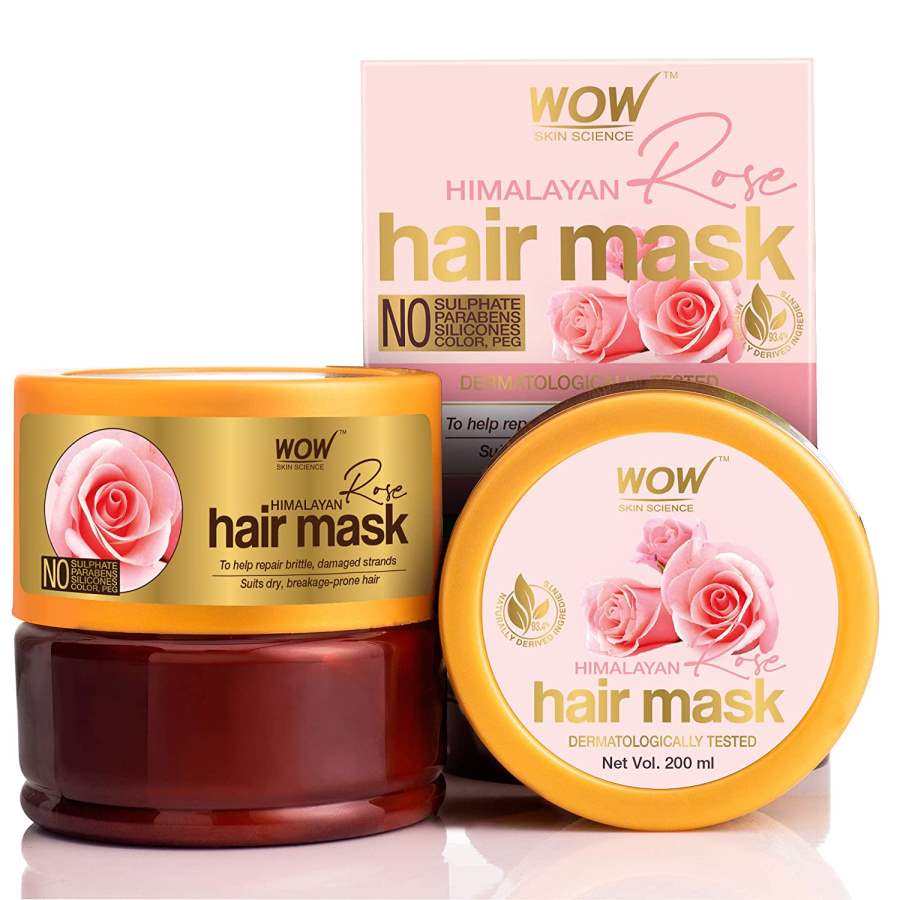 Buy WOW Skin Science Rose Hair Mask - 200ml online United States of America [ USA ] 