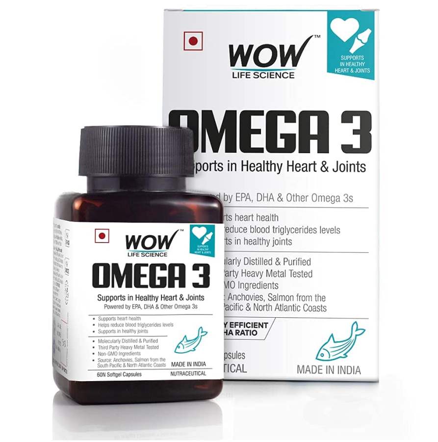 Buy WOW Omega-3 Fish Oil Triple Strength Capsules online United States of America [ USA ] 