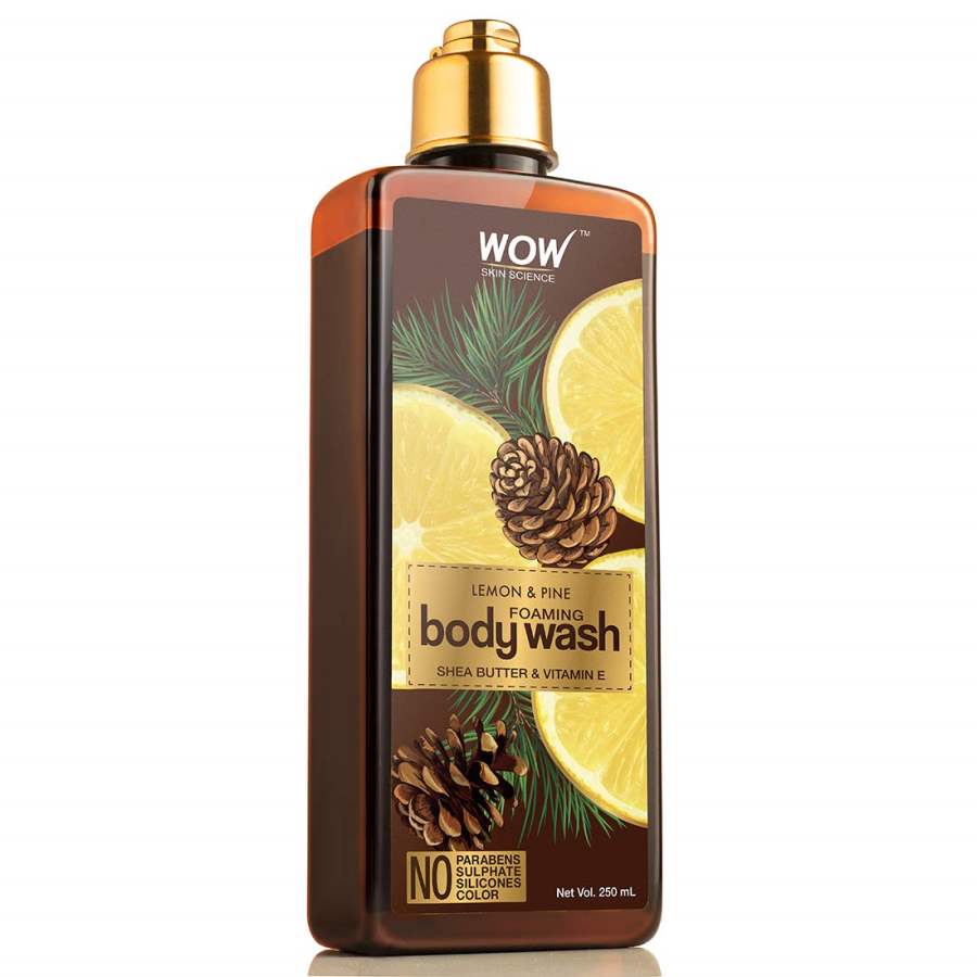Buy WOW Skin Science Lemon & Pine Foaming Body Wash - 250ml online United States of America [ USA ] 