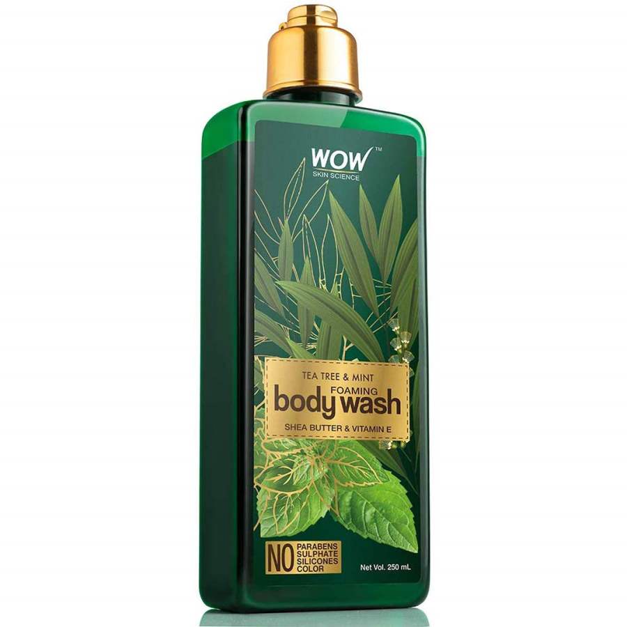 Buy WOW Skin Science Tea Tree & Mint Foaming Body Wash - 250ml online United States of America [ USA ] 