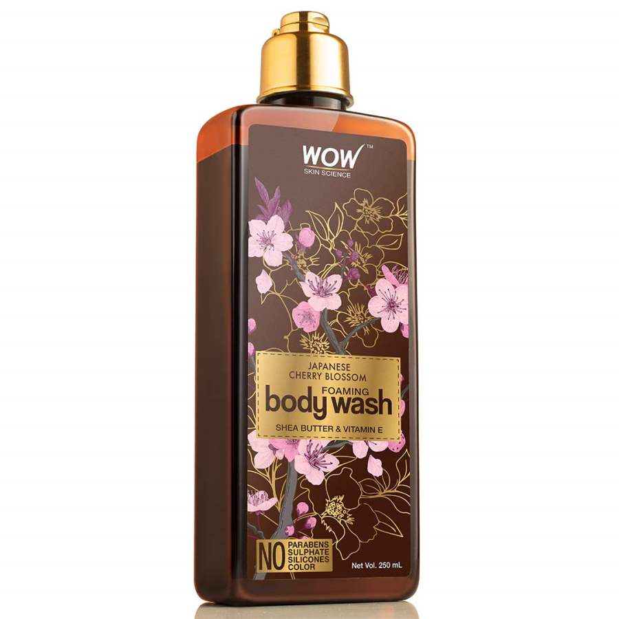 Buy WOW Skin Science Japanese Cherry Blossom Foaming Body Wash online United States of America [ USA ] 